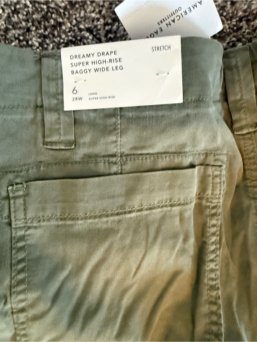 American Eagle Outfitters dreamy drape super high rise baggy wide leg pants - Picture 5 of 5